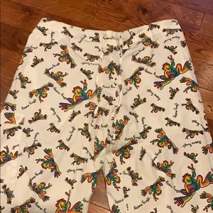 Peace frogs pj pants